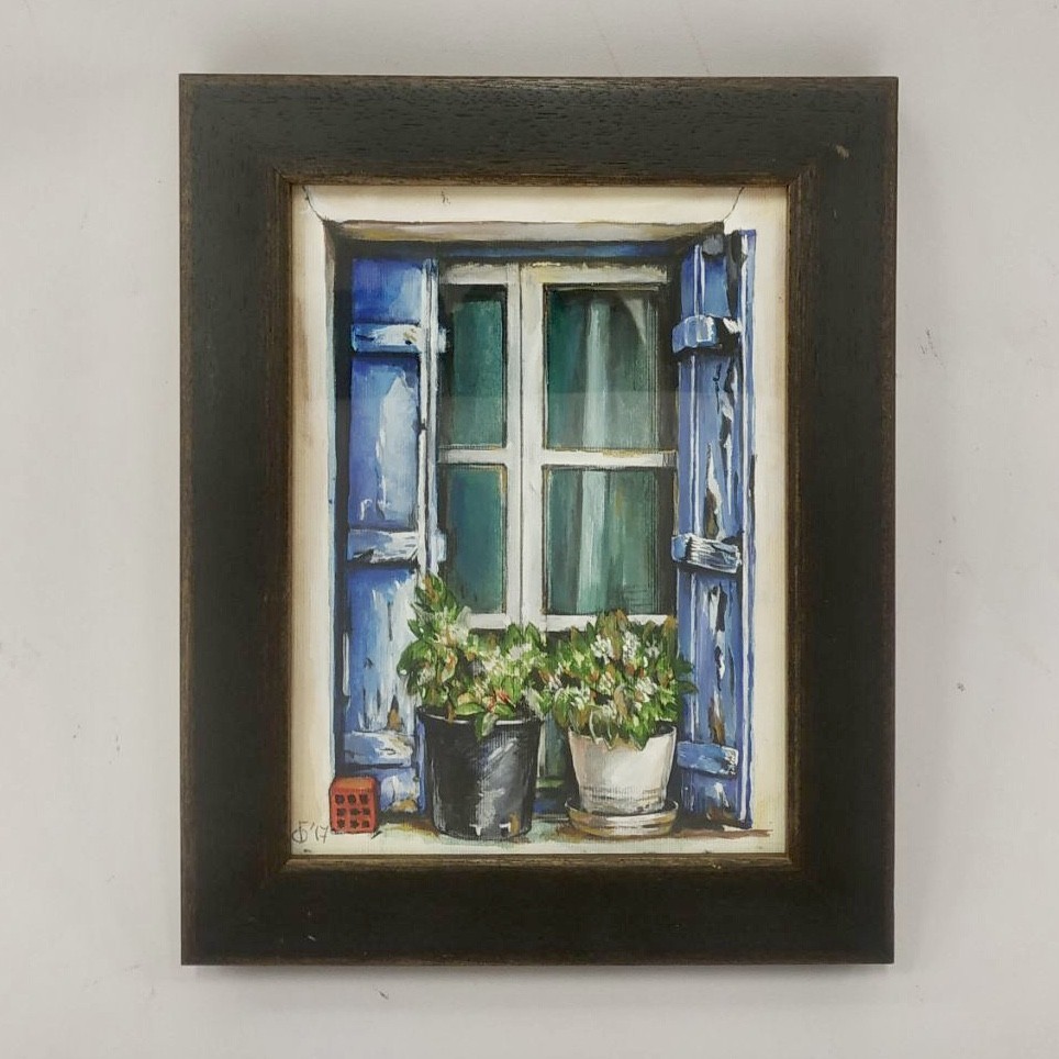 

Картина – живопись "Окошко" в деревянной раме 200х250мм со стеклом FRAMES.POSTERS.DECOR
