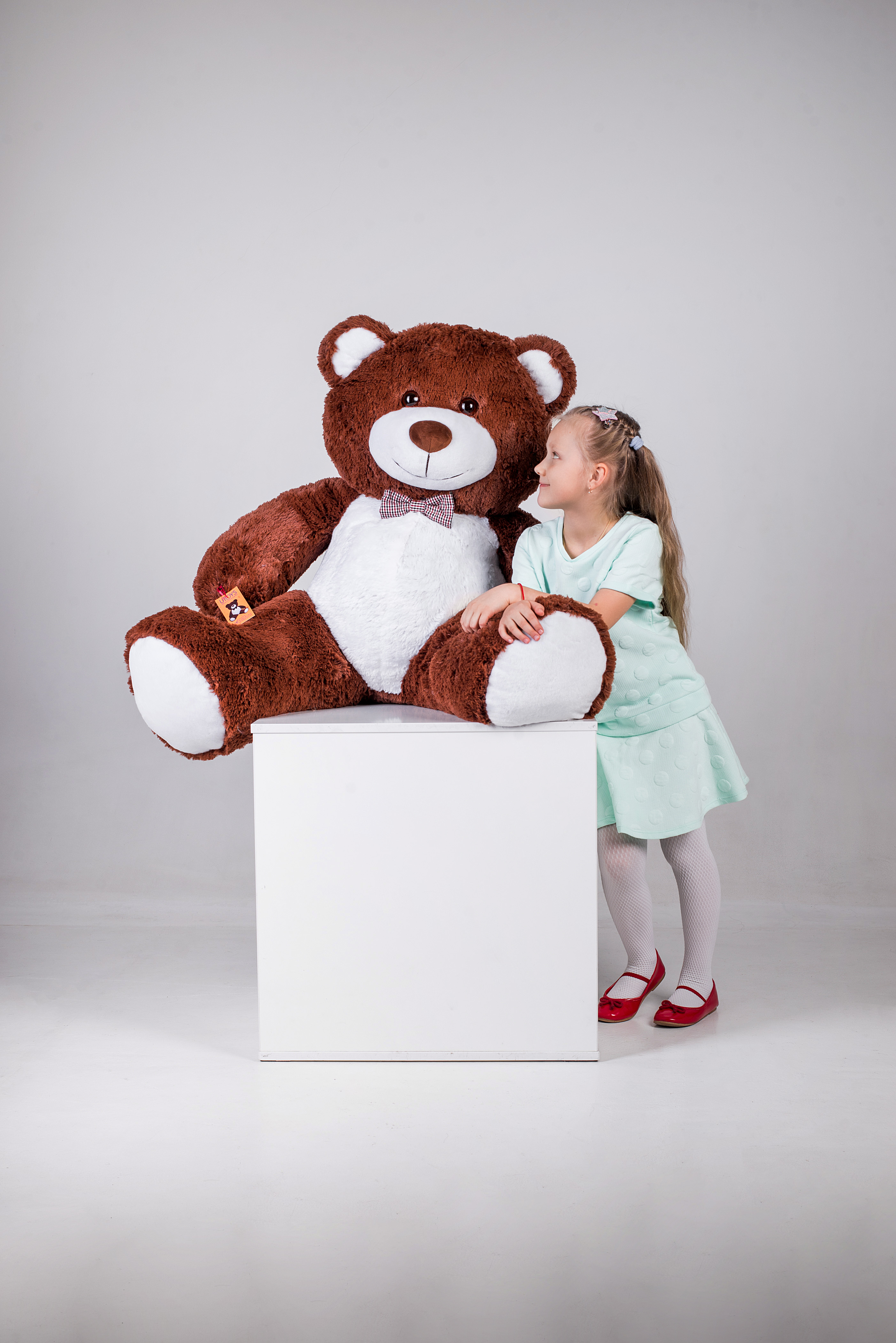 

Мягкая игрушка большой плюшевый мишка TeddyBear "Билли" 150см Шоколад