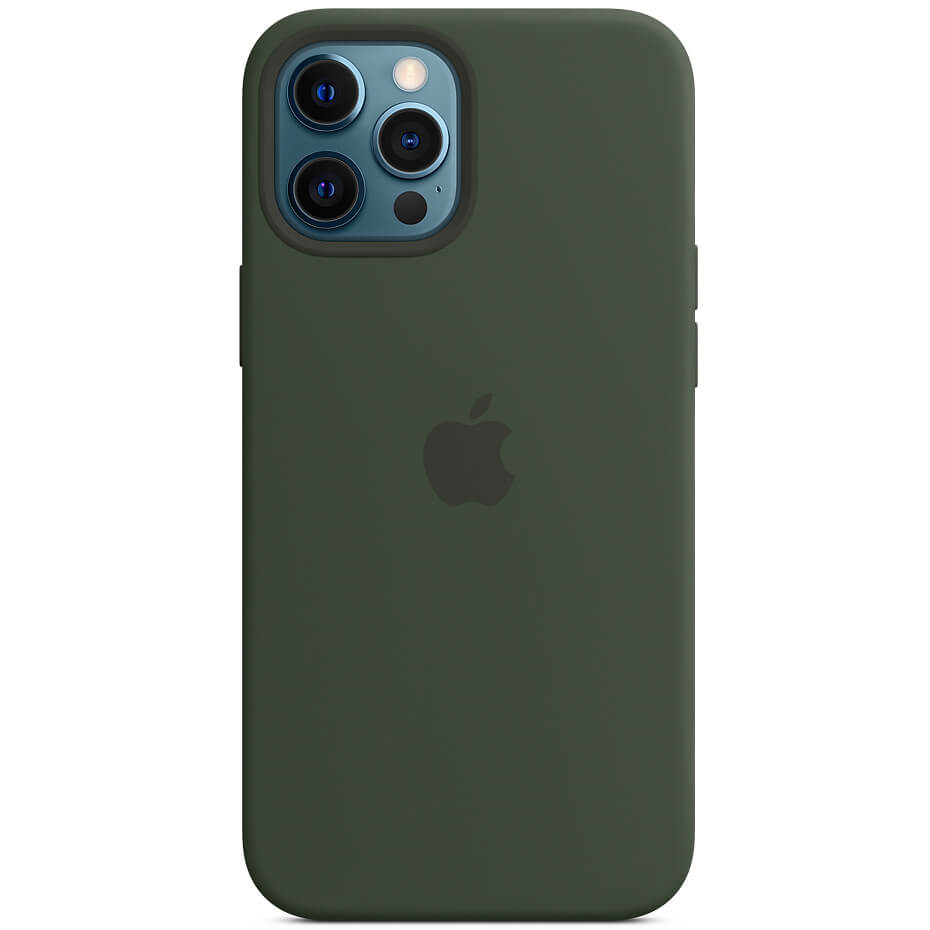 

Чехол Silicone case (AAA) full with Magsafe and Animation для Apple iPhone 12 Pro Max (6.7") Зеленый / Cyprus Green Без бренда