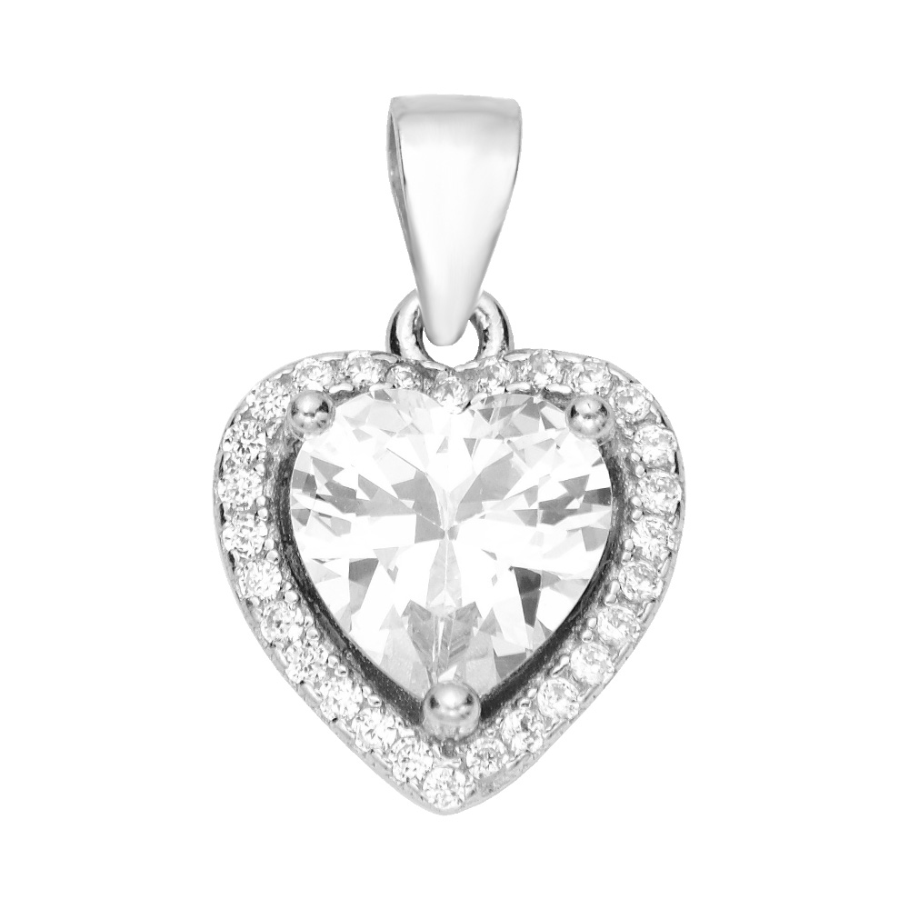 

Серебряный кулон с фианитами 000129437