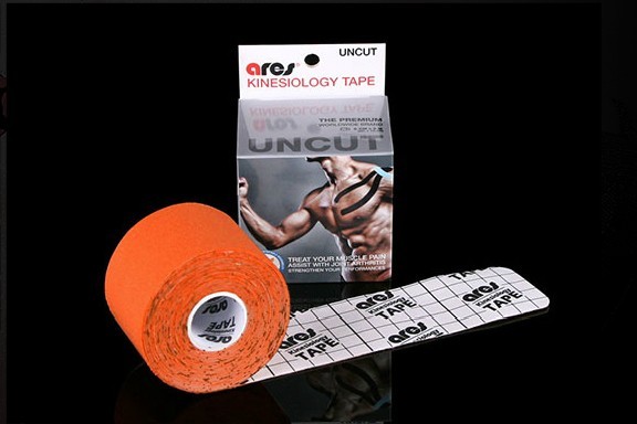 

Кинезиологический тейп ARES TAPE 5м, оранжевый