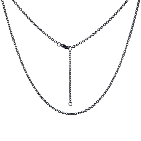 

Черная цепочка YST Simple Black, 50 размер