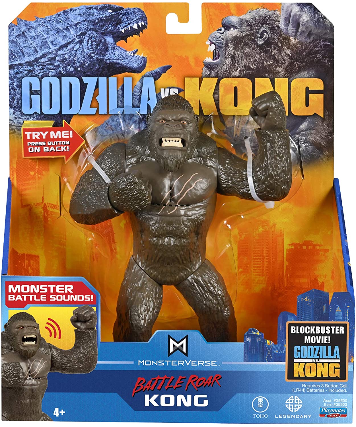 

Фигурка Конг 18 см Годзилла против Конга Godzilla vs Kong Kong Playmates Toys 35503