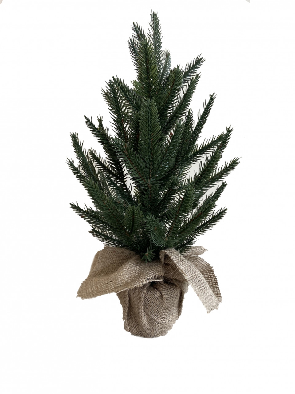 

Елка литая искусственная новогодняя зеленая офисная настольная в мешочке Smereka 50 cм