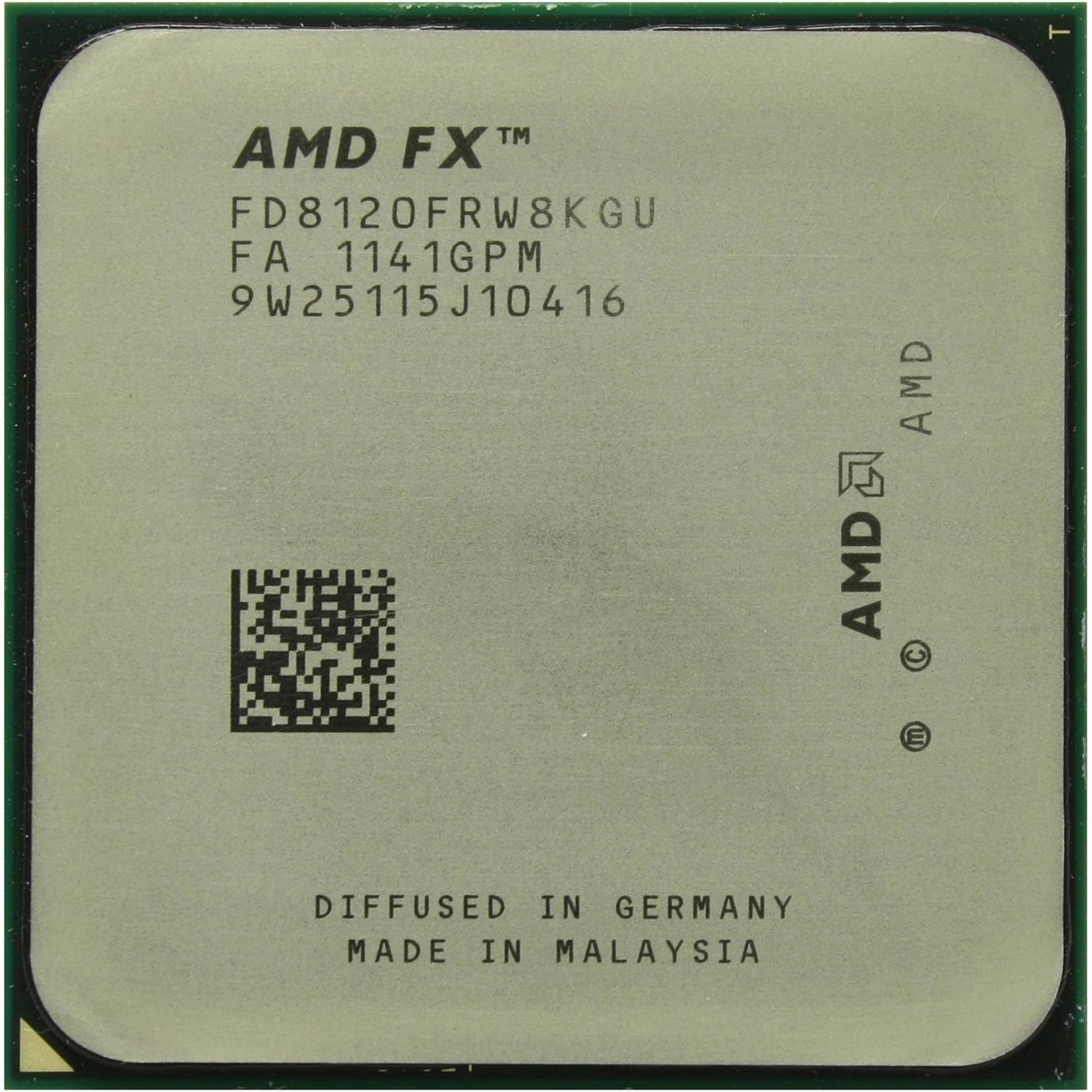 

Процессор AMD FX-8120 3.10GHz/8M/2200MHz (FD8120WMW8KGU) sAM3+, tray