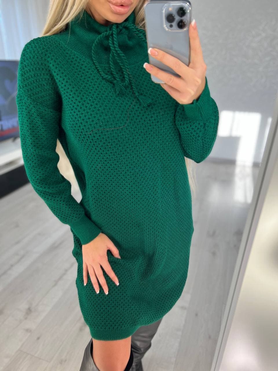 

Fashions • Платье вязаное под горло Катрин Fashions - бутылка (8238-нс, Fashions • Платье вязаное под горло Катрин Fashions 44-50 бутылка (8238-нс)