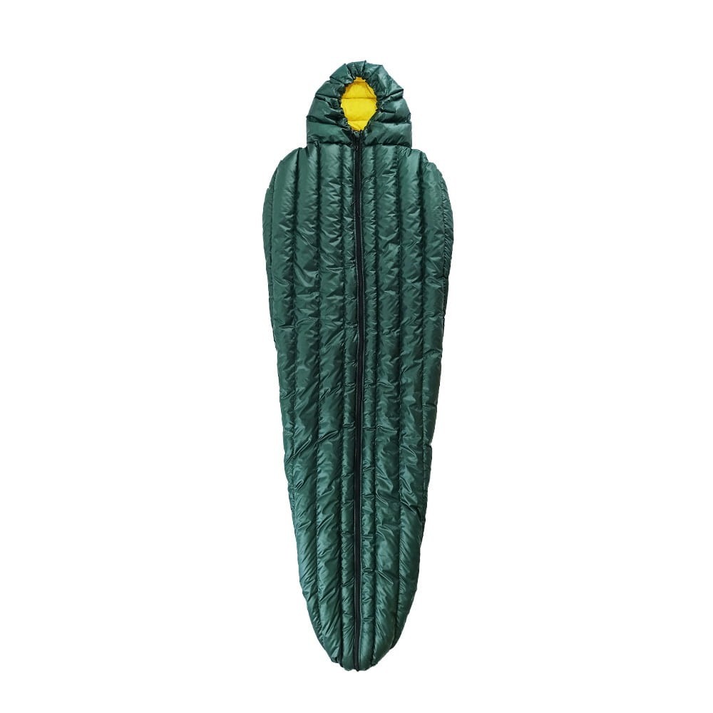 

Пуховый спальный мешок ROCK FRONT 350 Summer, S Medium, зелёный