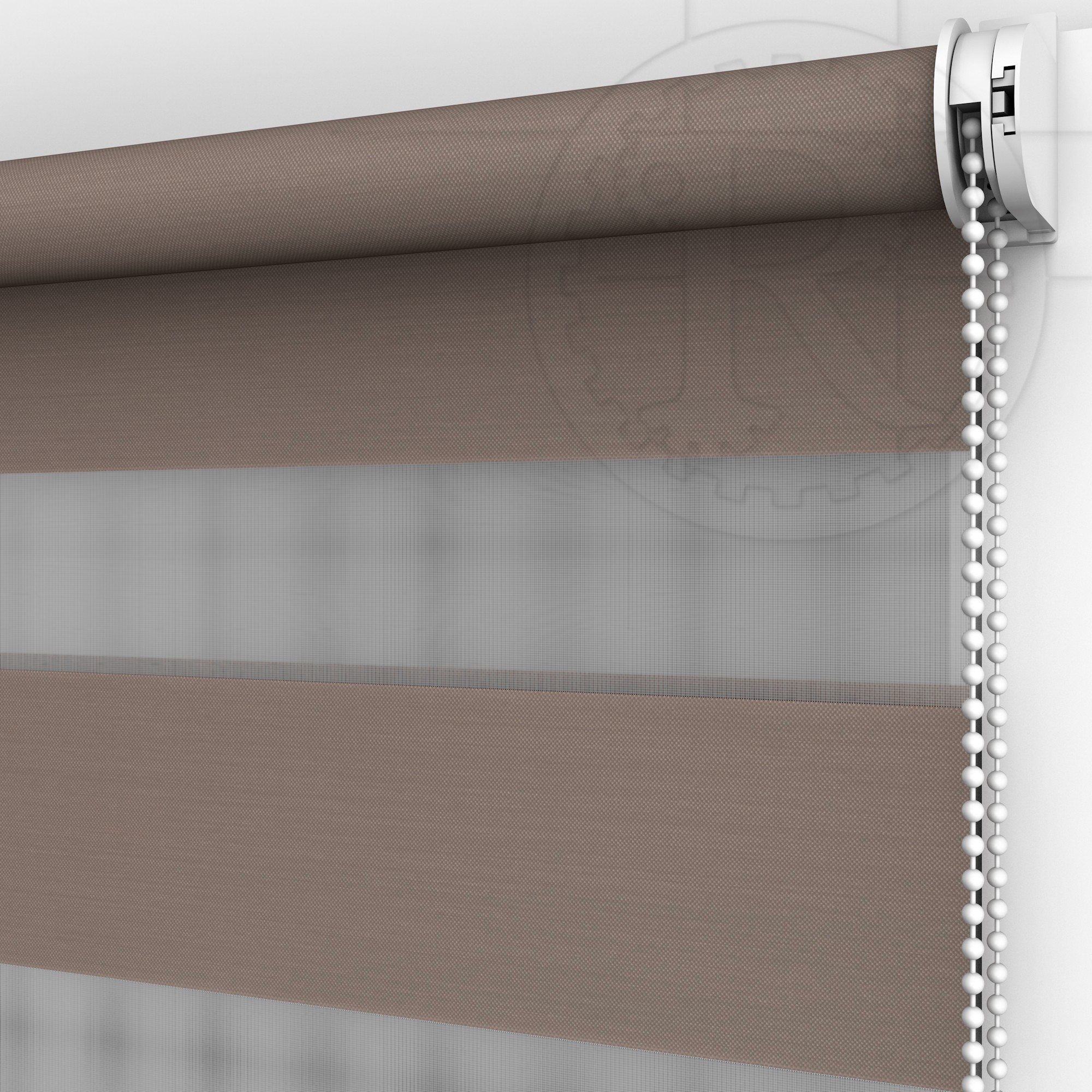 

Жалюзи День-Ночь Albedo Design DN925 Cacao 90 x 160 см