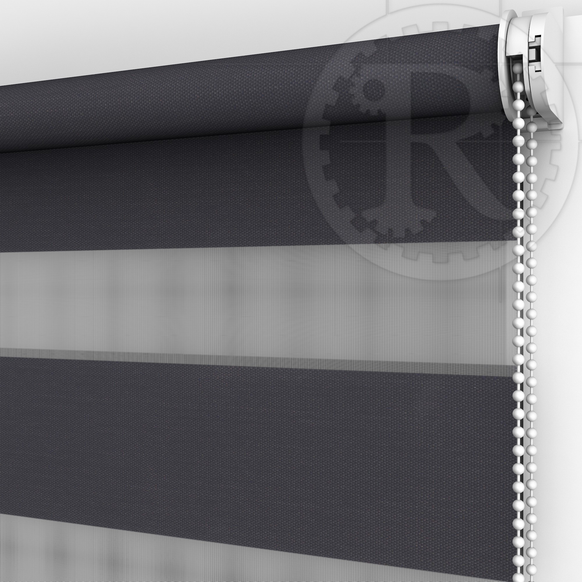 

Жалюзи День-Ночь Блэкаут Albedo Design DN726 Anthracite 35 x 160 см