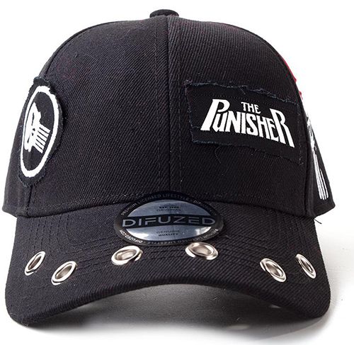 

Кепка Difuzed Marvel - Punisher Grunge Cap With Patches