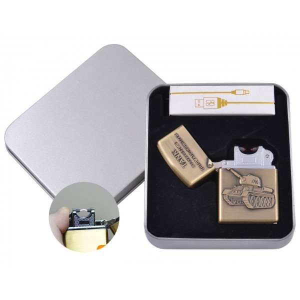 

Электроимпульсная зажигалка в подарочной упаковке Танк (USB) XT-4886-4