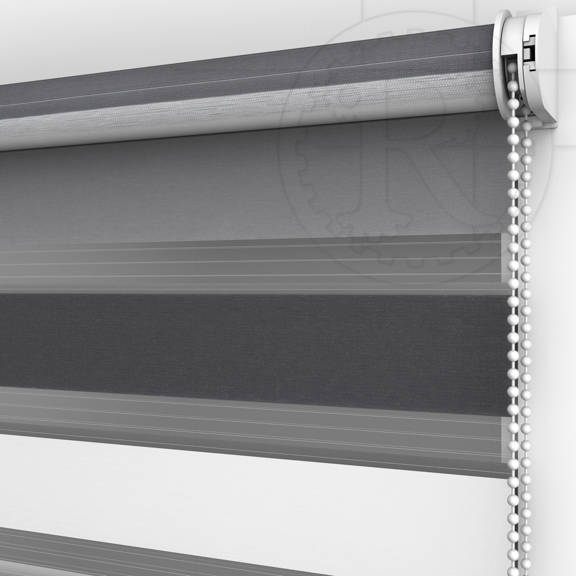 

Жалюзи День-Ночь Bahama 2002 White - Gray - Anthracite 60 x 160 см