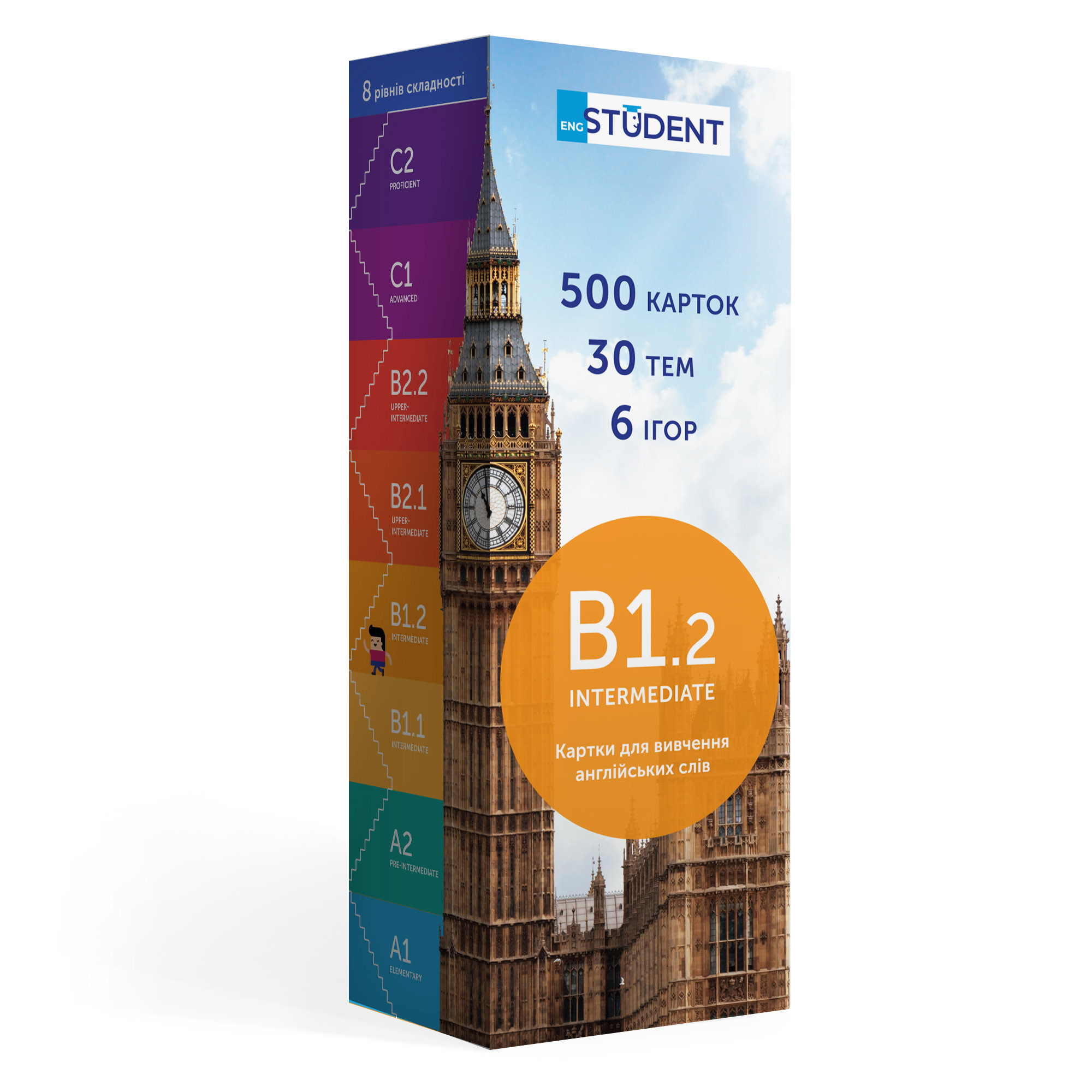 

Картки для вивчення англійської - рівень B1.2–Intermediate - - 9789669764775