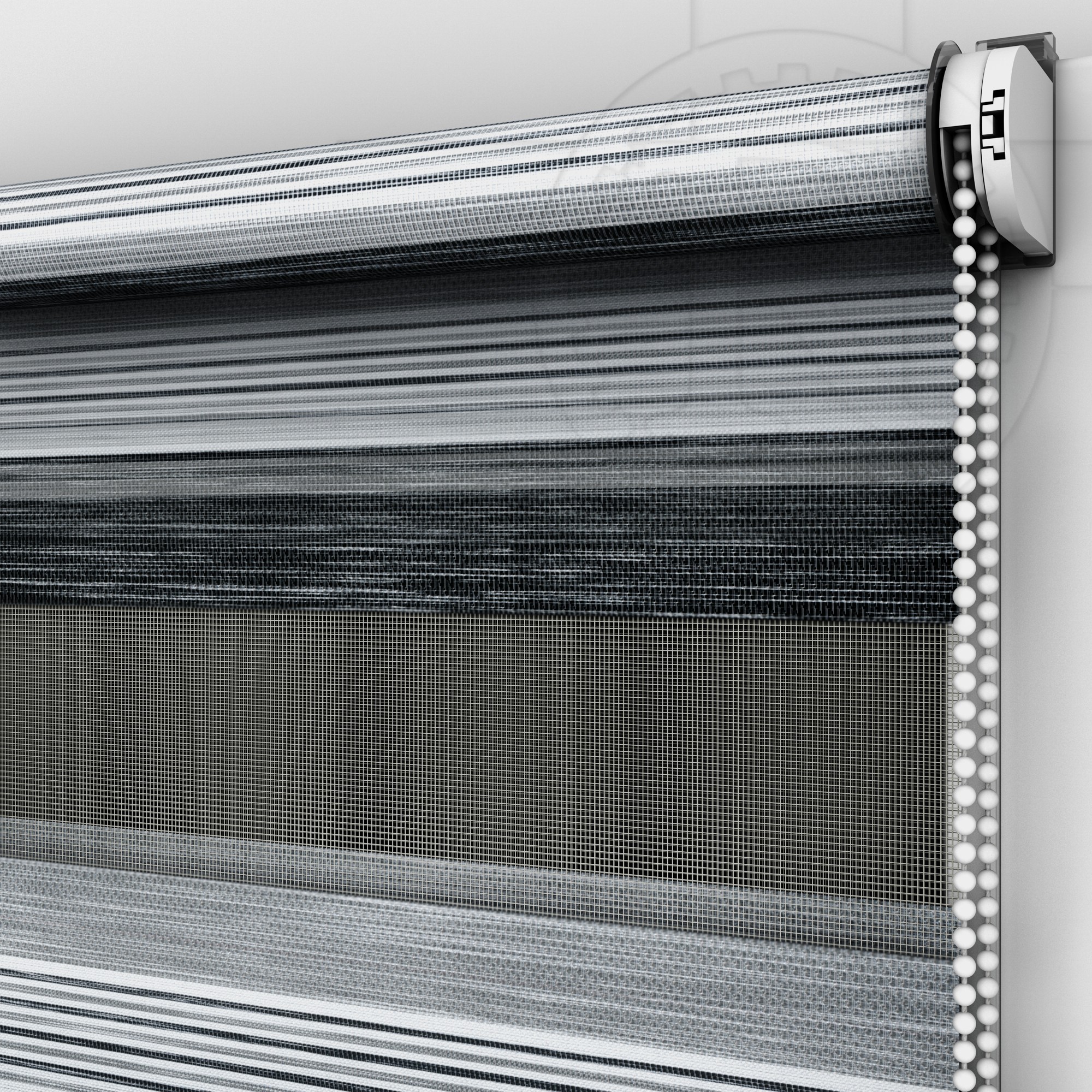 

Жалюзи День-Ночь Chalet DN30106 Gray - White - Anthracite40 x 200 см