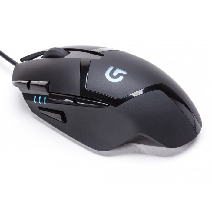 

Проводная игровая компьютерная мышь Logitech G402 Hyperion Fury оптическая для ноутбука и компьютера с подсветкой 8 программируемых кнопок USB Чёрная (47317)