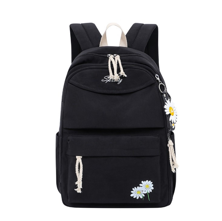 

Рюкзак Jsstore Ромашка с Брелком Черный