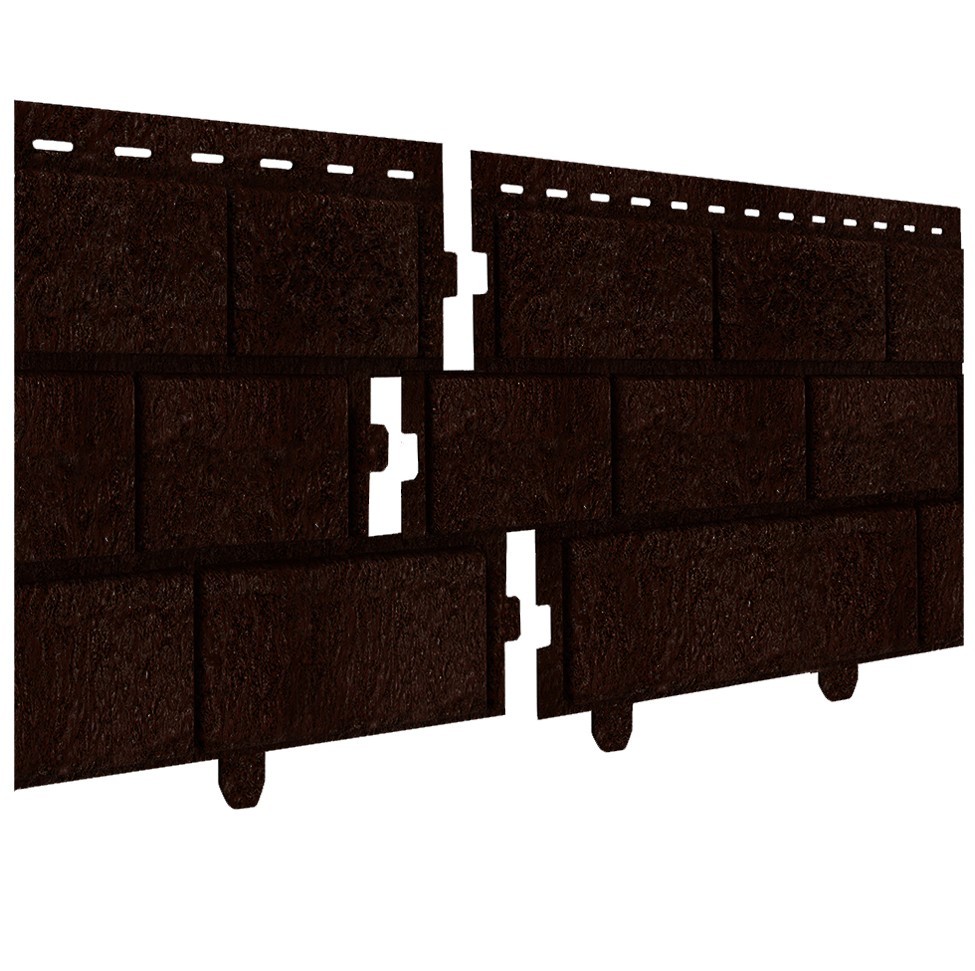 

Панель фасадная Ю-пласт Stone House Кирпич, коричневый