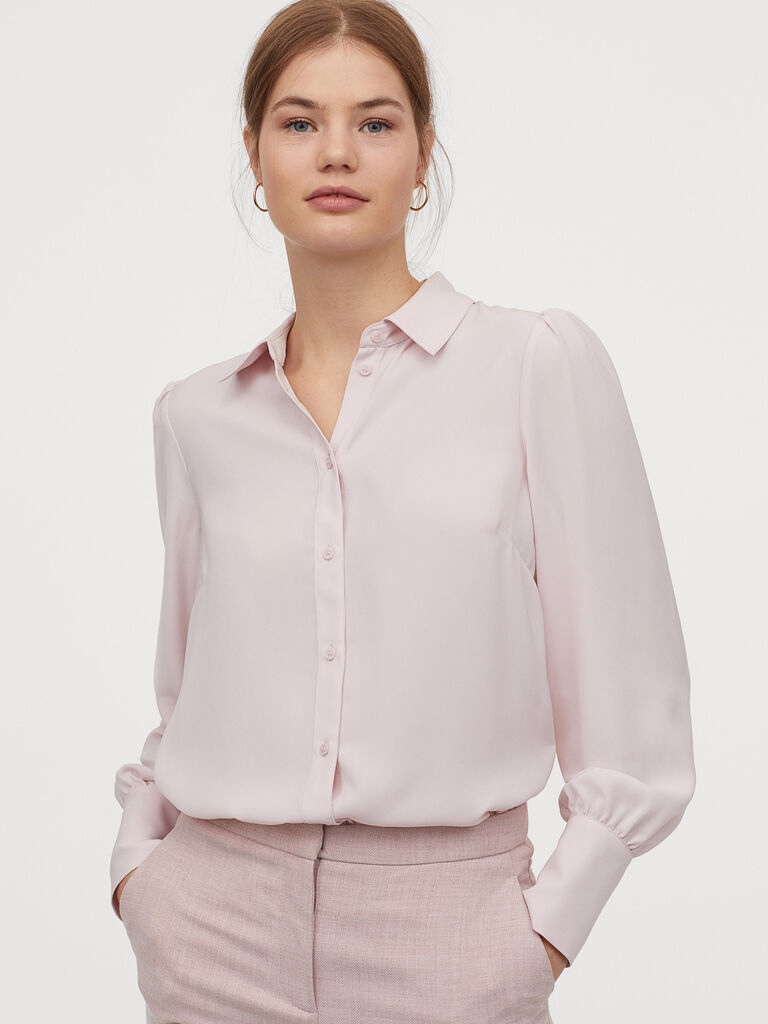 

Блузка H&M 07-0835390-001 36 Розовая (СА2000001875087)