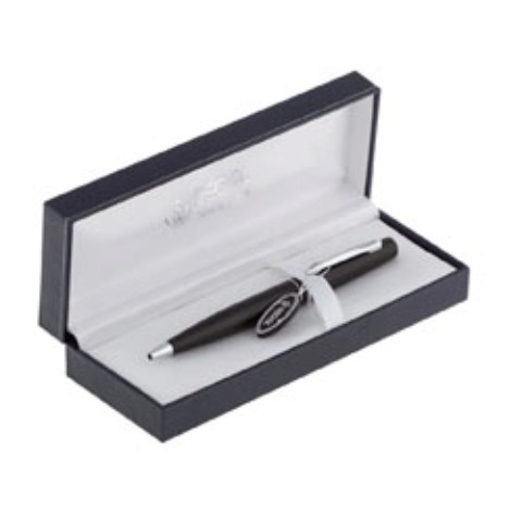 

Ручка шариковая Regal черный корпус в подарочном футляре синяя (R80100.L.B)