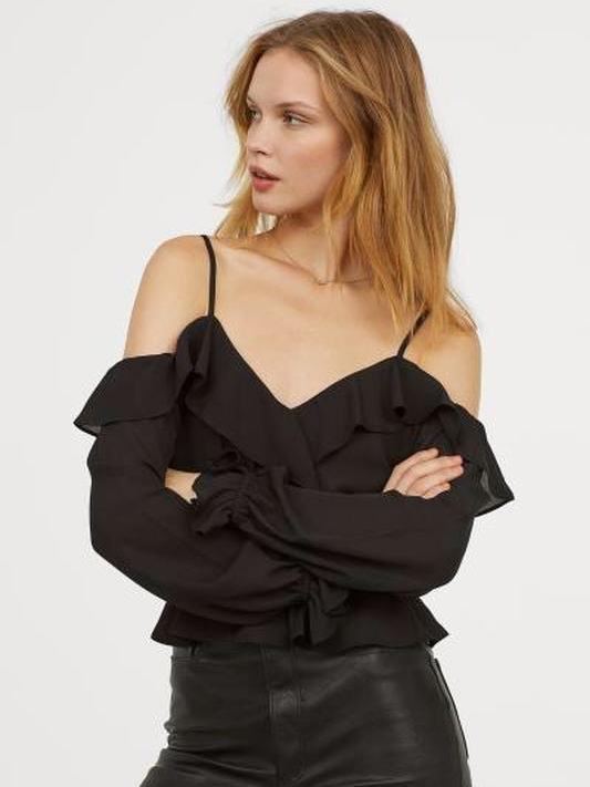 

Топ H&M 09-0685904-001  Черный (СА2000001875223, Топ H&M 09-0685904-001 40 Черный (СА2000001875223)