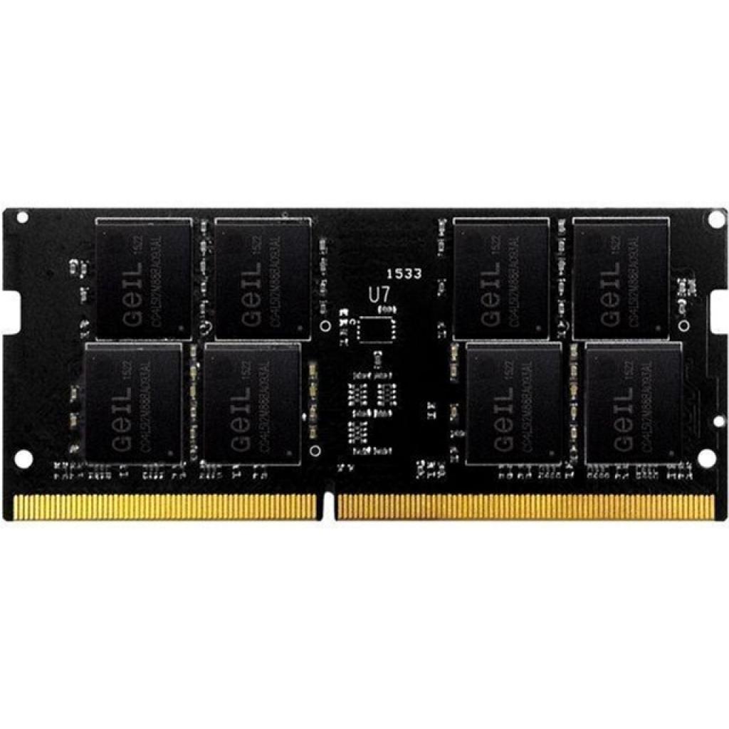 

Модуль пам&яті для ноутбука SoDIMM DDR4 4GB 2400 MHz GEIL (GS44GB2400C17SC)