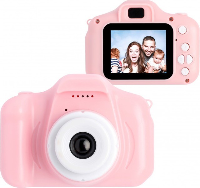 

Детская фотокамера с функцией видео c 2″ дисплеем Smart Kids фотоаппарат Розовый (228781) (384118)
