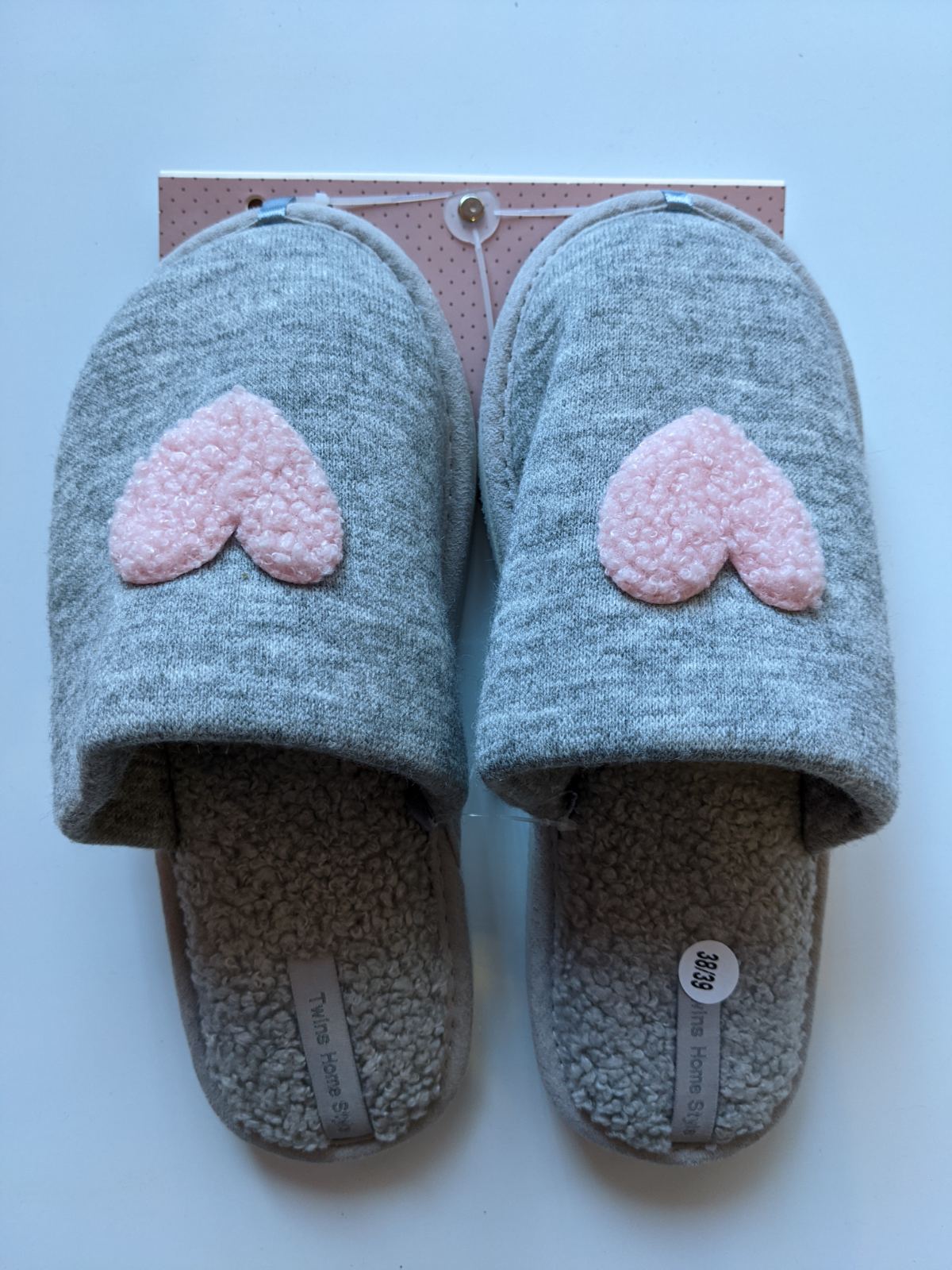 

Капці домашні жіночі HS-OZ з декором TWINS 6113 36-37 Сірий,