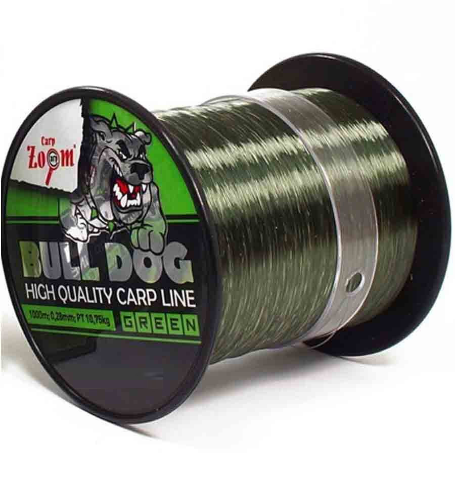 

Леска карповая Carp Zoom Bull-Dog зелёная 1000 м, 0,31 мм. 12,65 кг