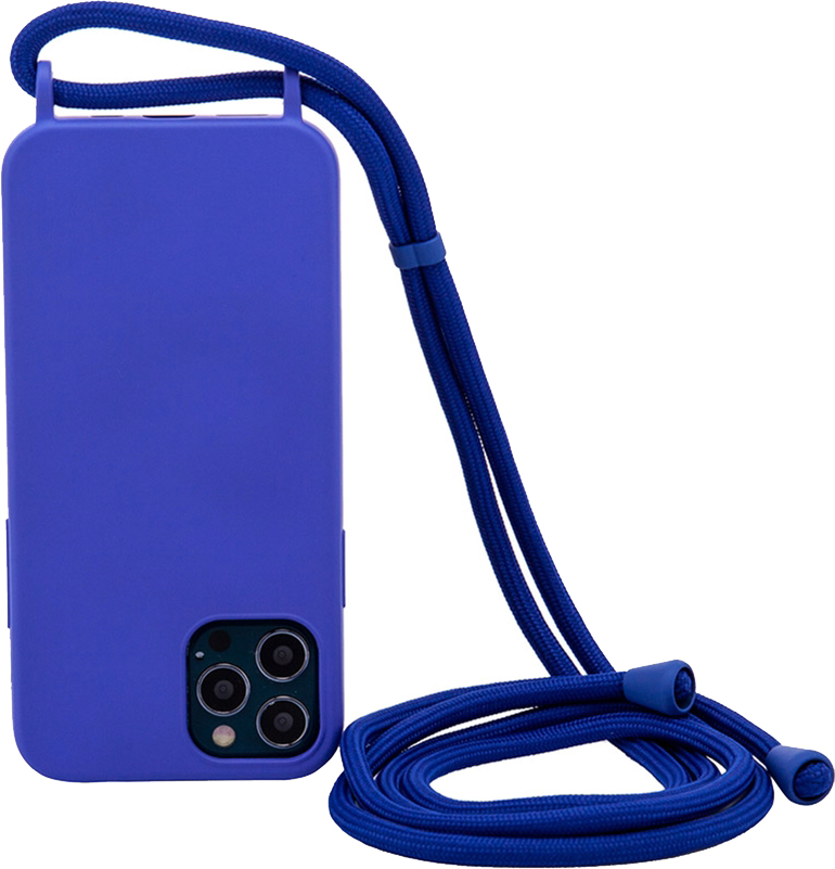 

Панель Necker на шнурке для Apple iPhone 13 Pro Blue Solid (NCRR-13P-BS)