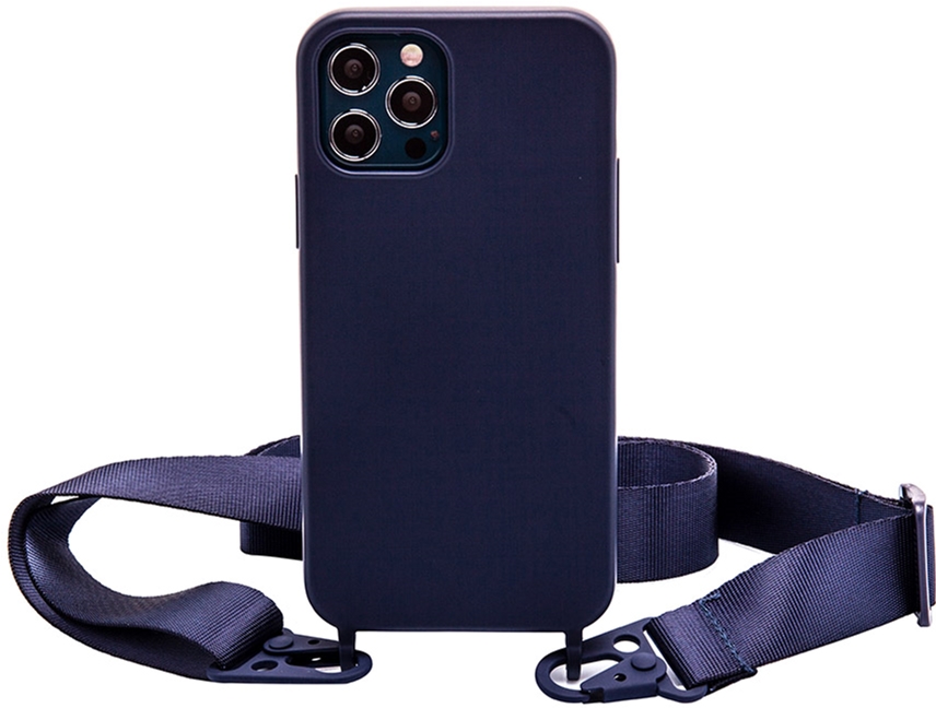 

Панель Necker на ремешке для Apple iPhone 13 Pro Max Navy Blue (NCRB-13PM-NB)
