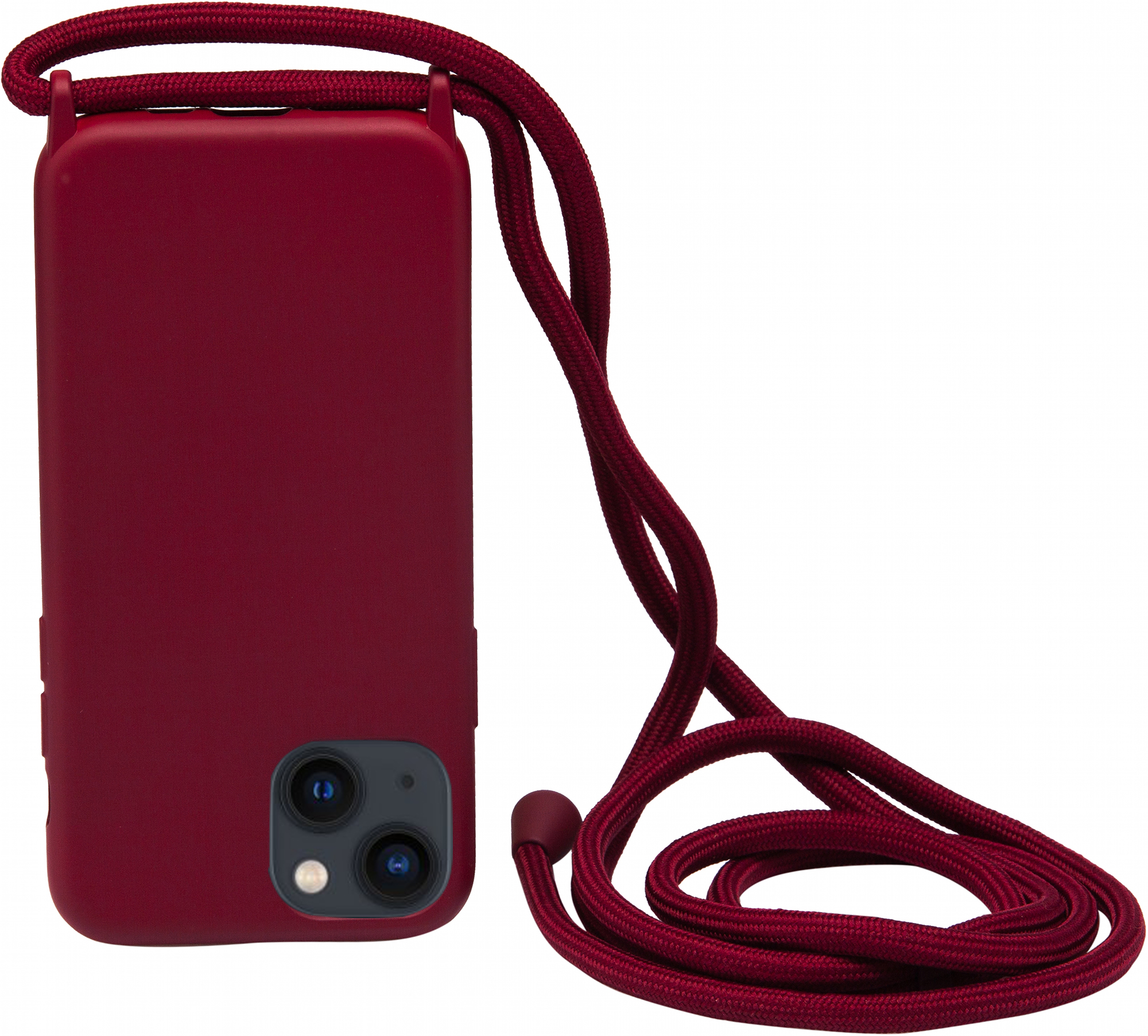 

Панель Necker на шнурке для Apple iPhone 13 Mini Bordeaux (NCRR-13M-BO)