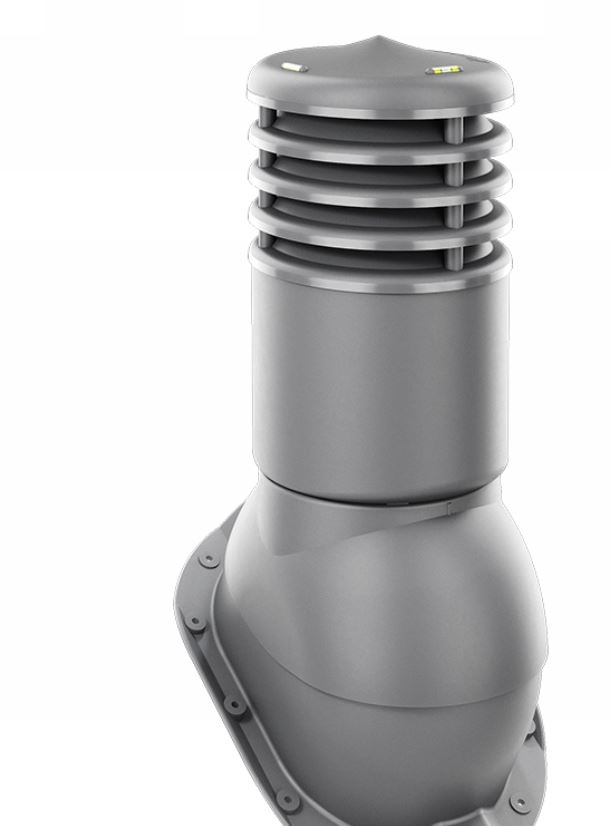 

Вентиляционный выход утепленный Krono-Plast KPI 150 мм для плоской кровли Ral 7024 Графитовый (KPIO 2-3)