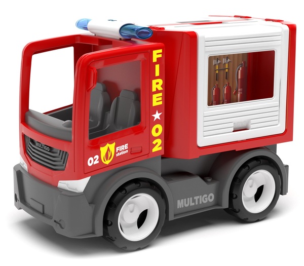 

Іграшка MULTIGO Single FIRE - MULTIBOX пожежна машина (27081)