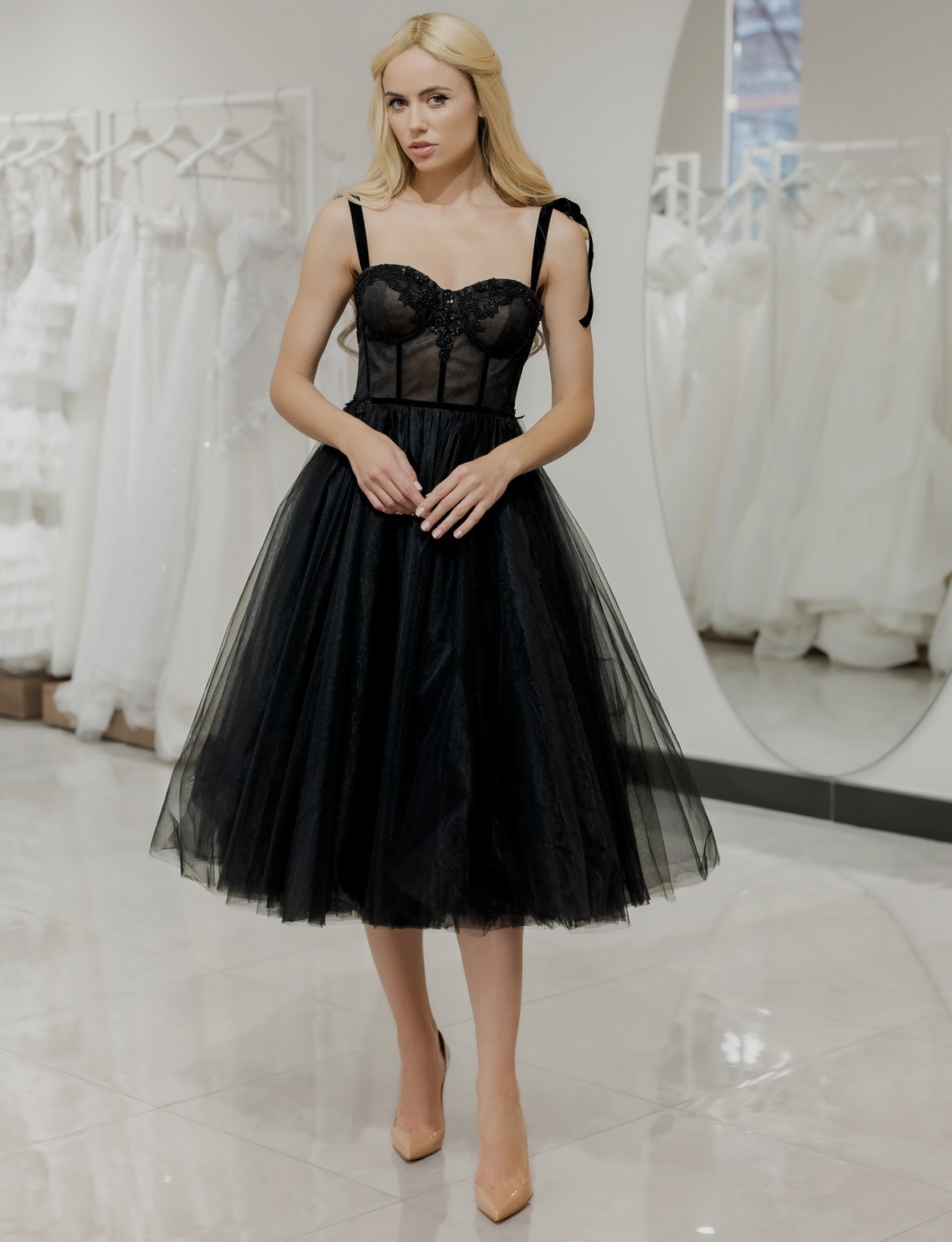 

Вечернее платье Libelle LW2021-16  черное, Вечернее платье Libelle LW2021-16 38 черное