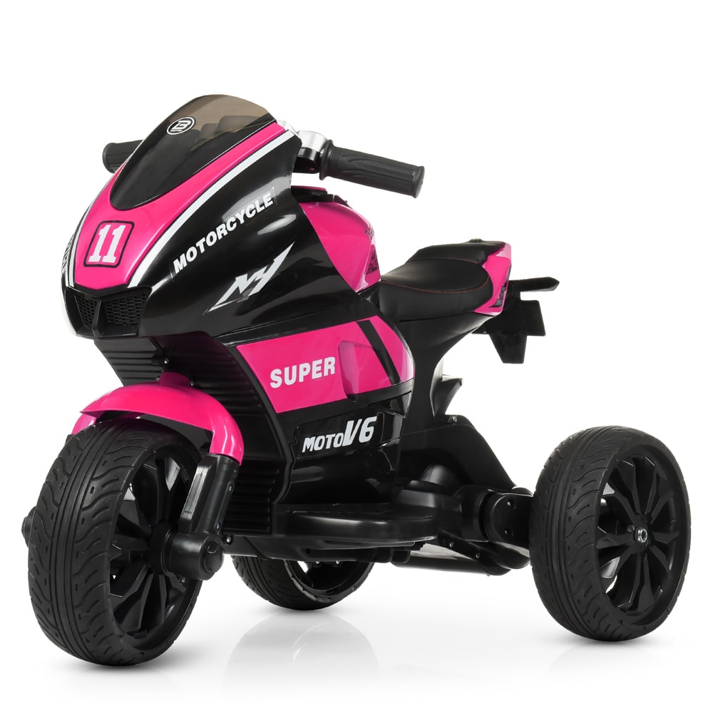 

Детский мотоцикл BAMBI M 4135 EL-8, Yamaha, мягкое сиденье