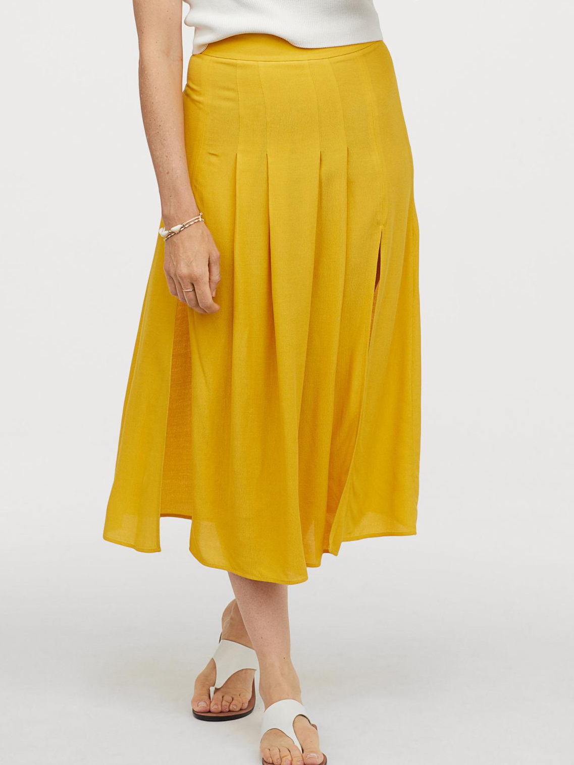 

Юбка H&M 7924809-ACSC 34 Горчичная