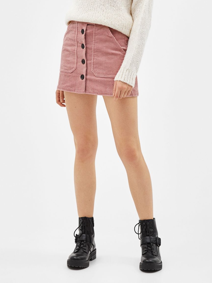 

Юбка вельветовая Bershka 05775651645  Пудра, Юбка вельветовая Bershka 05775651645 M Пудра