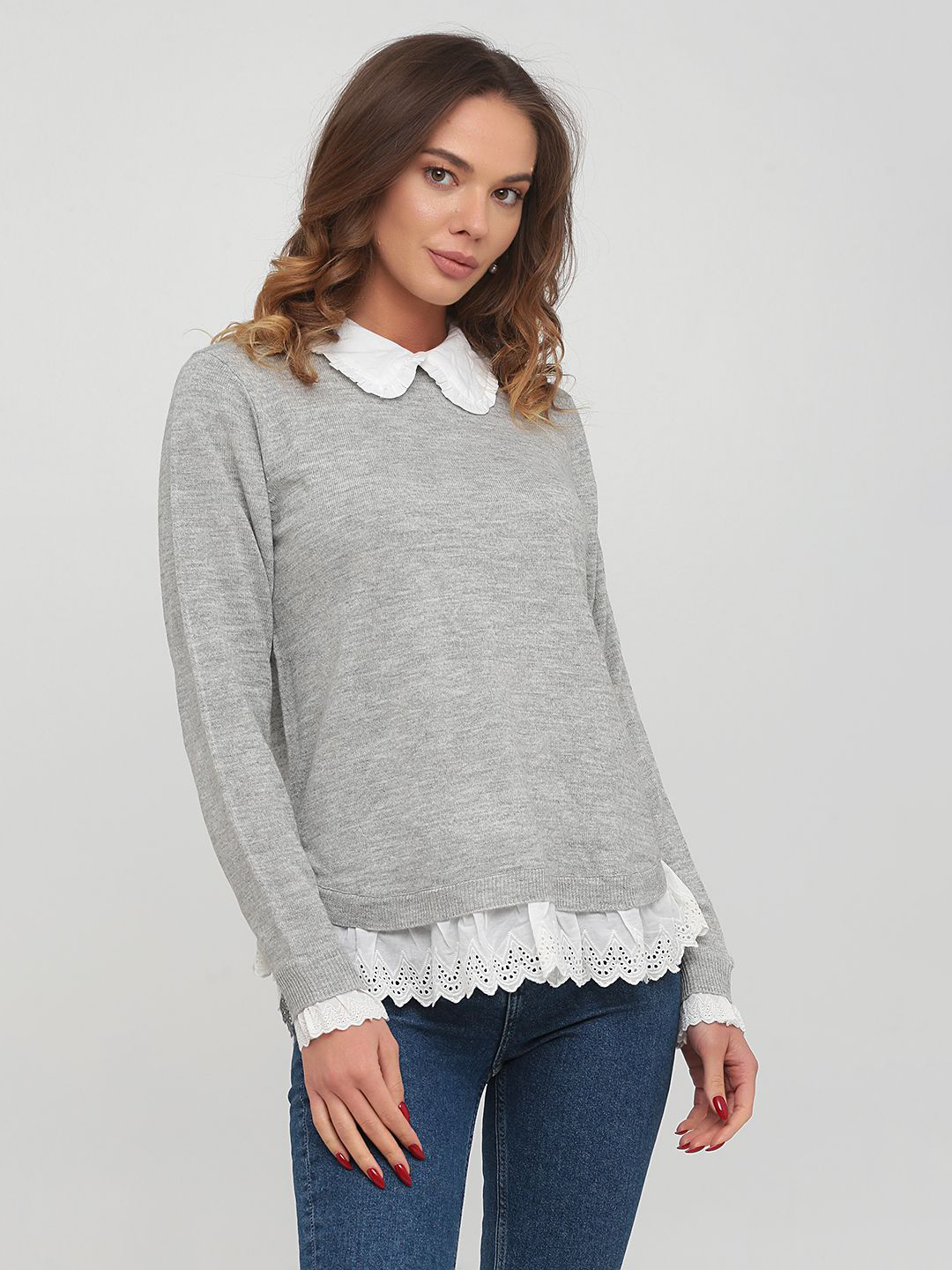 

Джемпер H&M 0878614  Серый, Джемпер H&M 0878614 S Серый