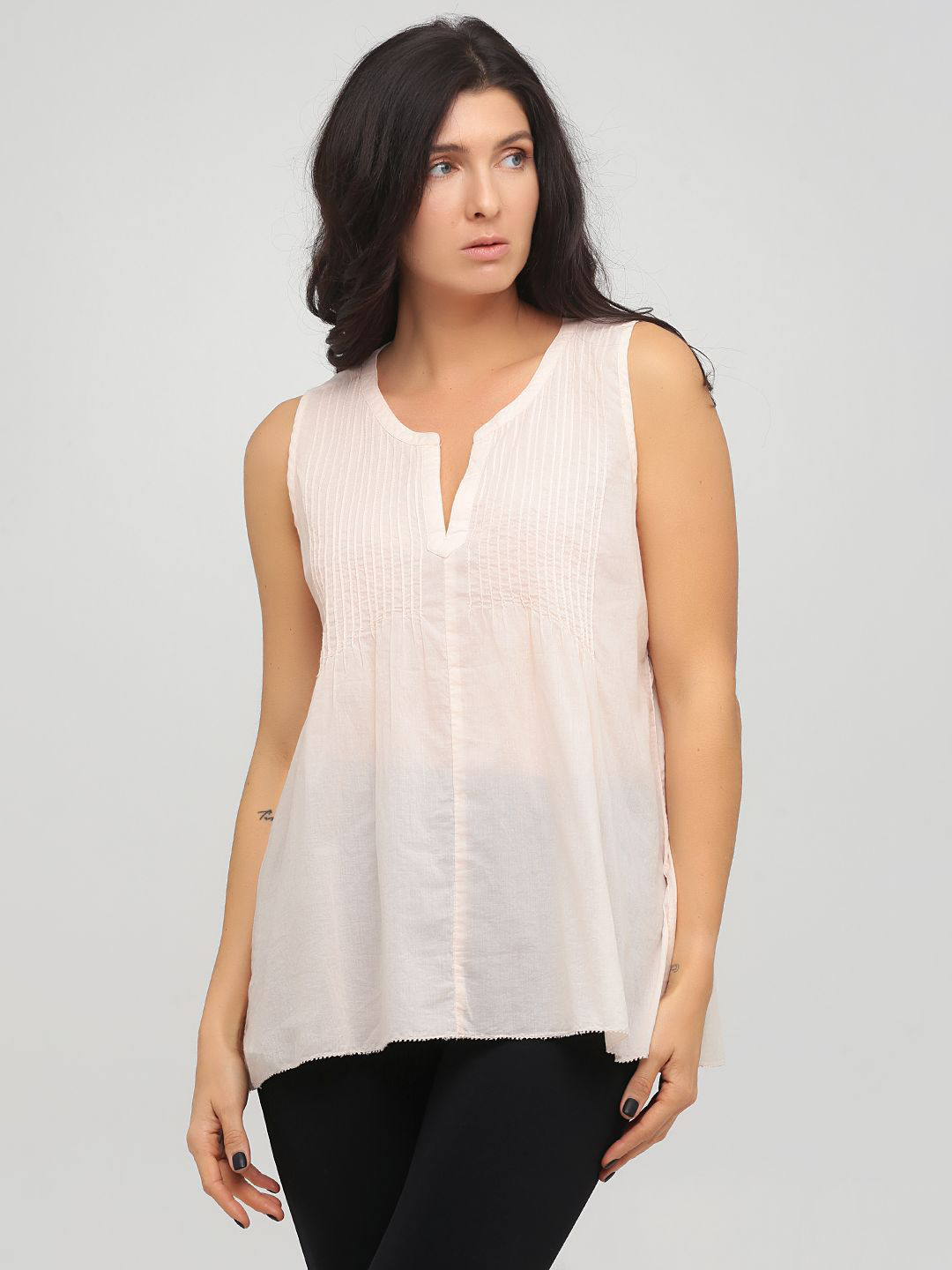 

Блузка H&M 0506269  Светло-розовая, Блузка H&M 0506269 40 Светло-розовая