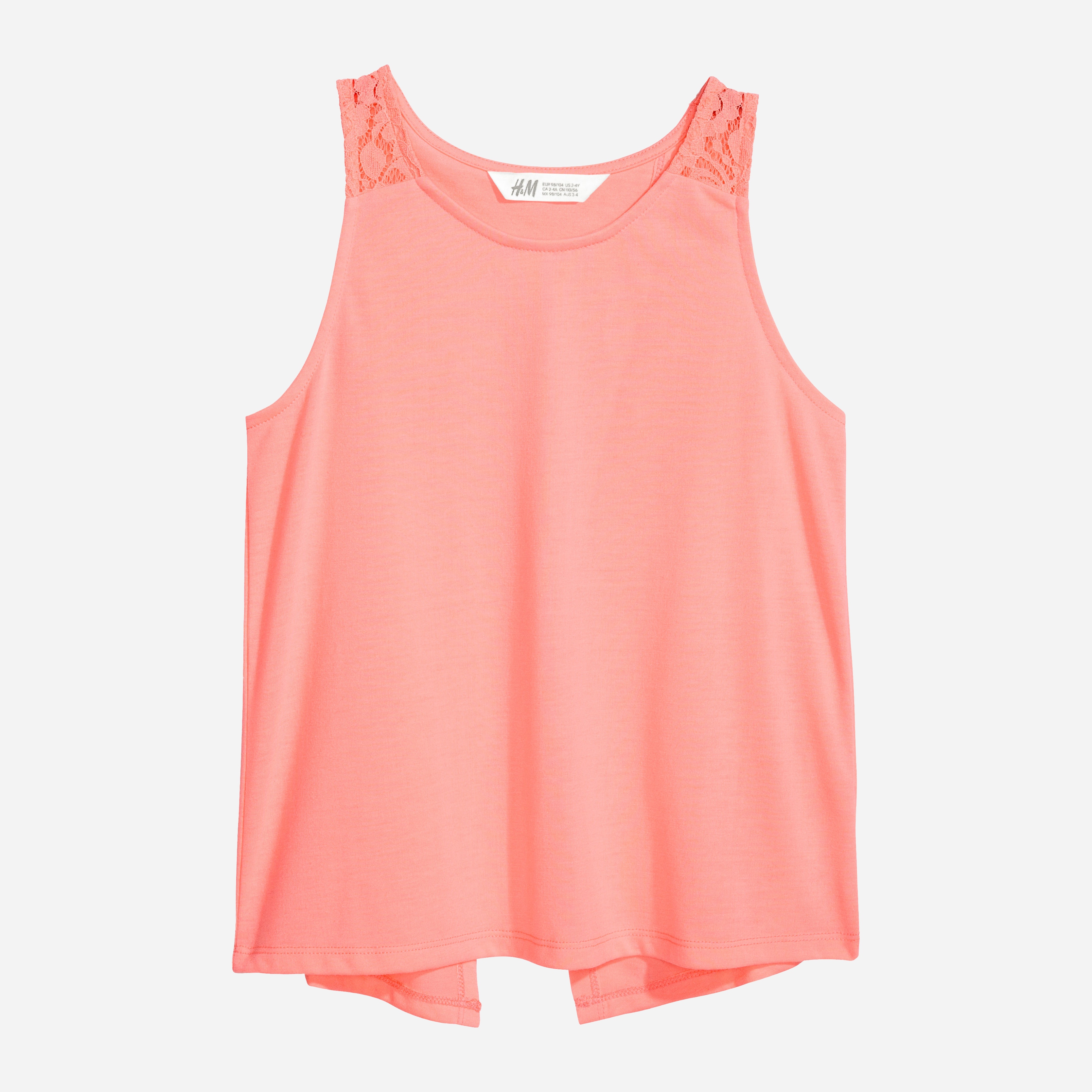 

Майка H&M 0473715-5 158-164 см Коралловая (СА2000001366271)