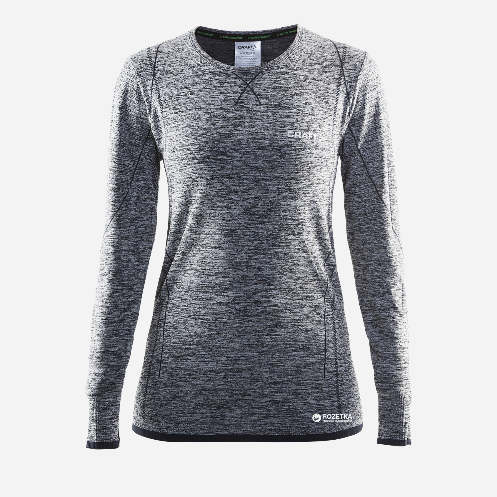 

Женская футболка с длинными рукавами Craft Active Comfort RN LS Woman 1903714-B999 XS Black