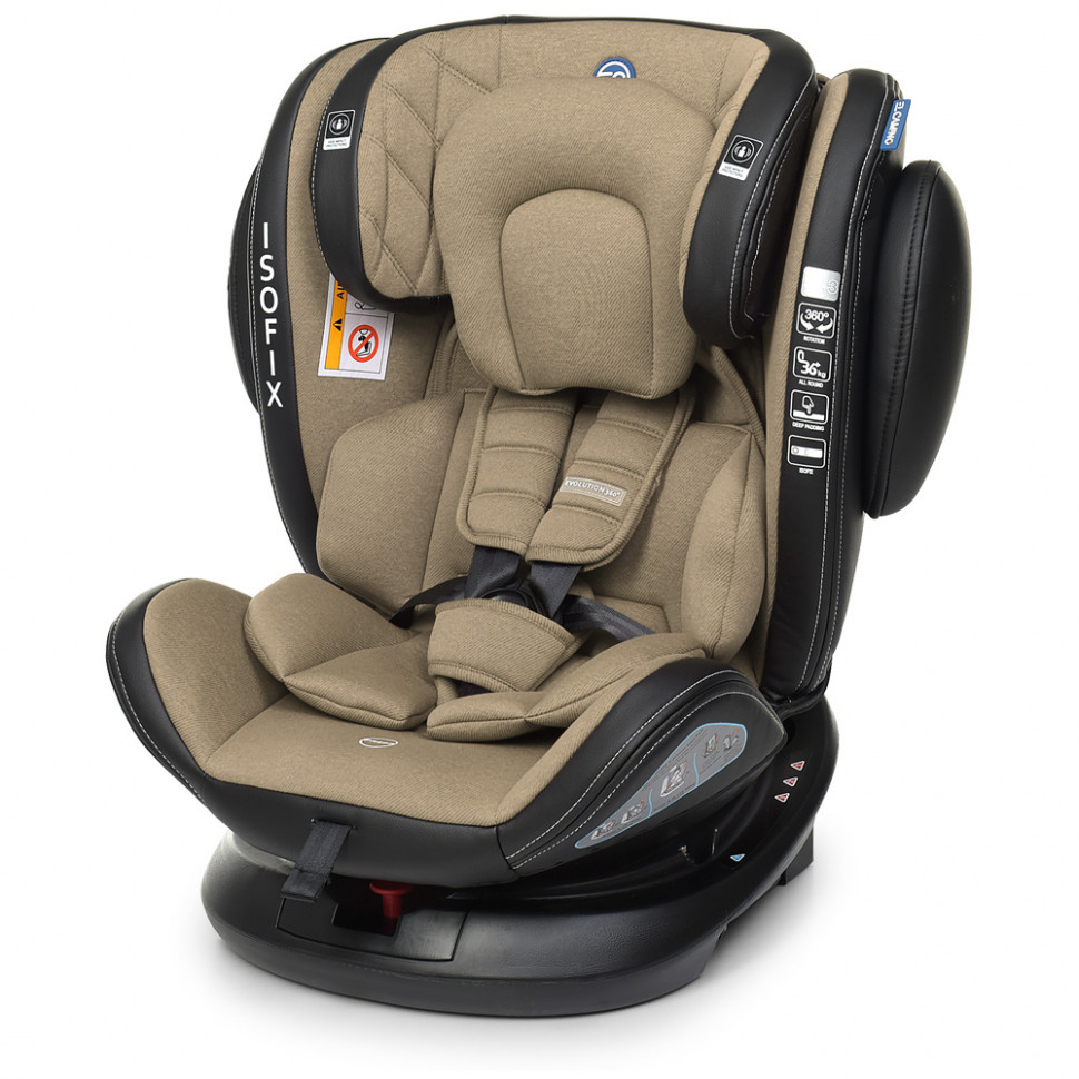 

Автокресло ME 1045 EVOLUTION 360⁰ Royal, 0+/1-2-3, isofix (Бежевый)