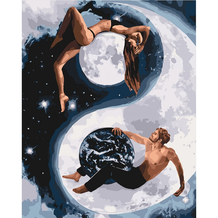 

Картина по номерам Идейка "Инь и Янь" 40х50 см KHO4620