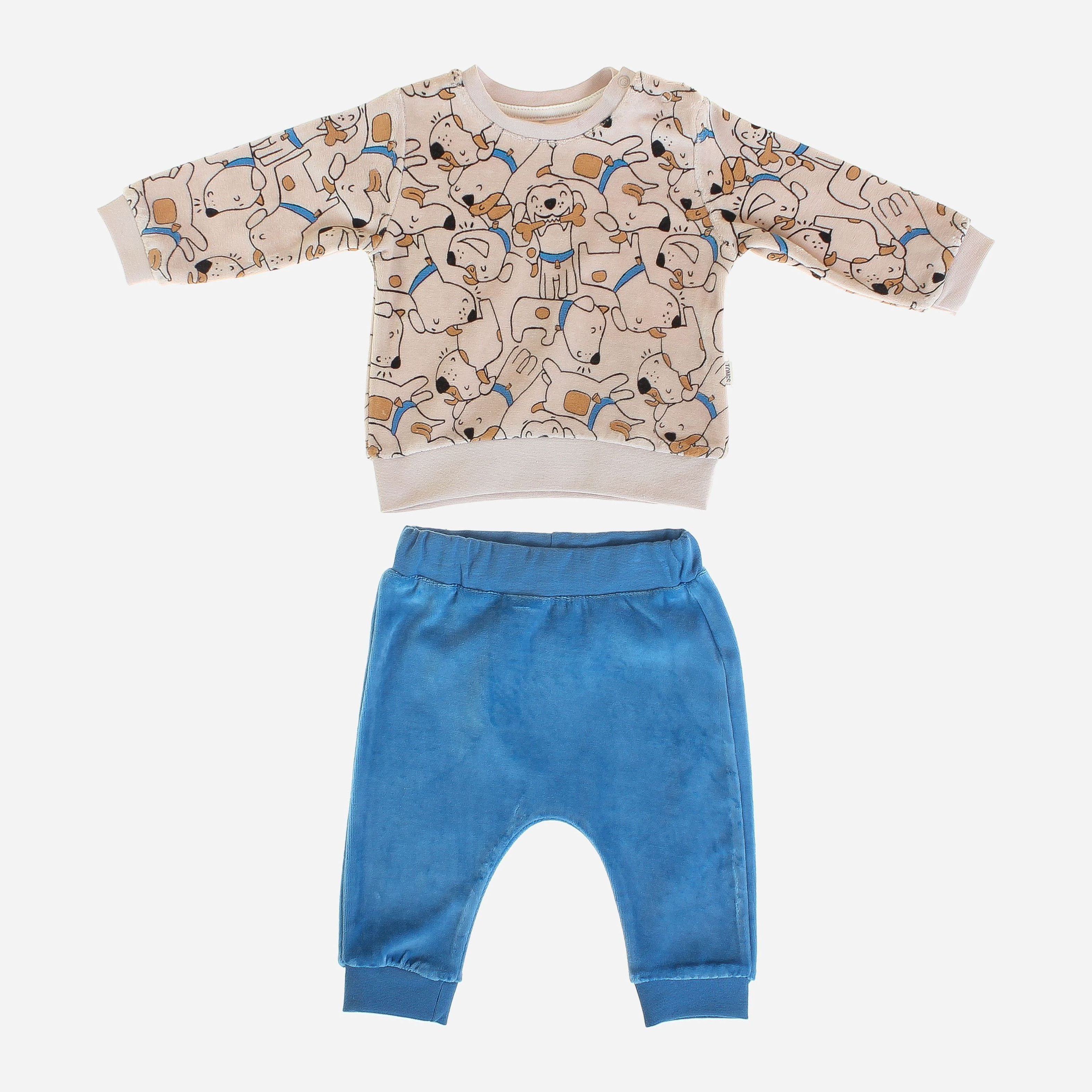 

Спортивный костюм Tongs Baby 2947 74 см Бежевый/Голубой (0538285000007)