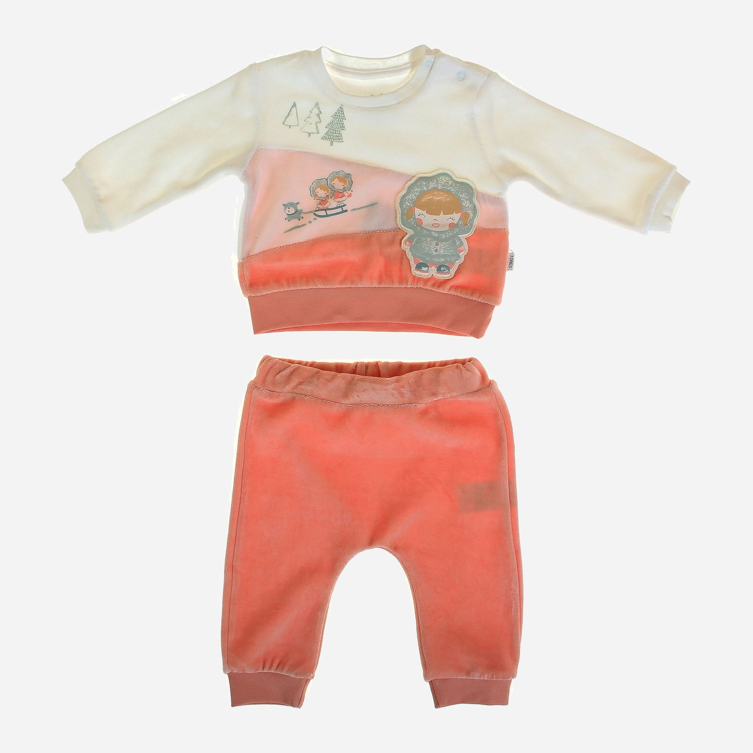 

Спортивный костюм Tongs Baby 4032 86 см Кремовый/Оранжевый