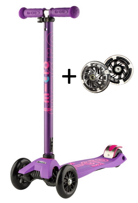 

Самокат Maxi Micro Deluxe Purple + LED (MMD 025 + LED)