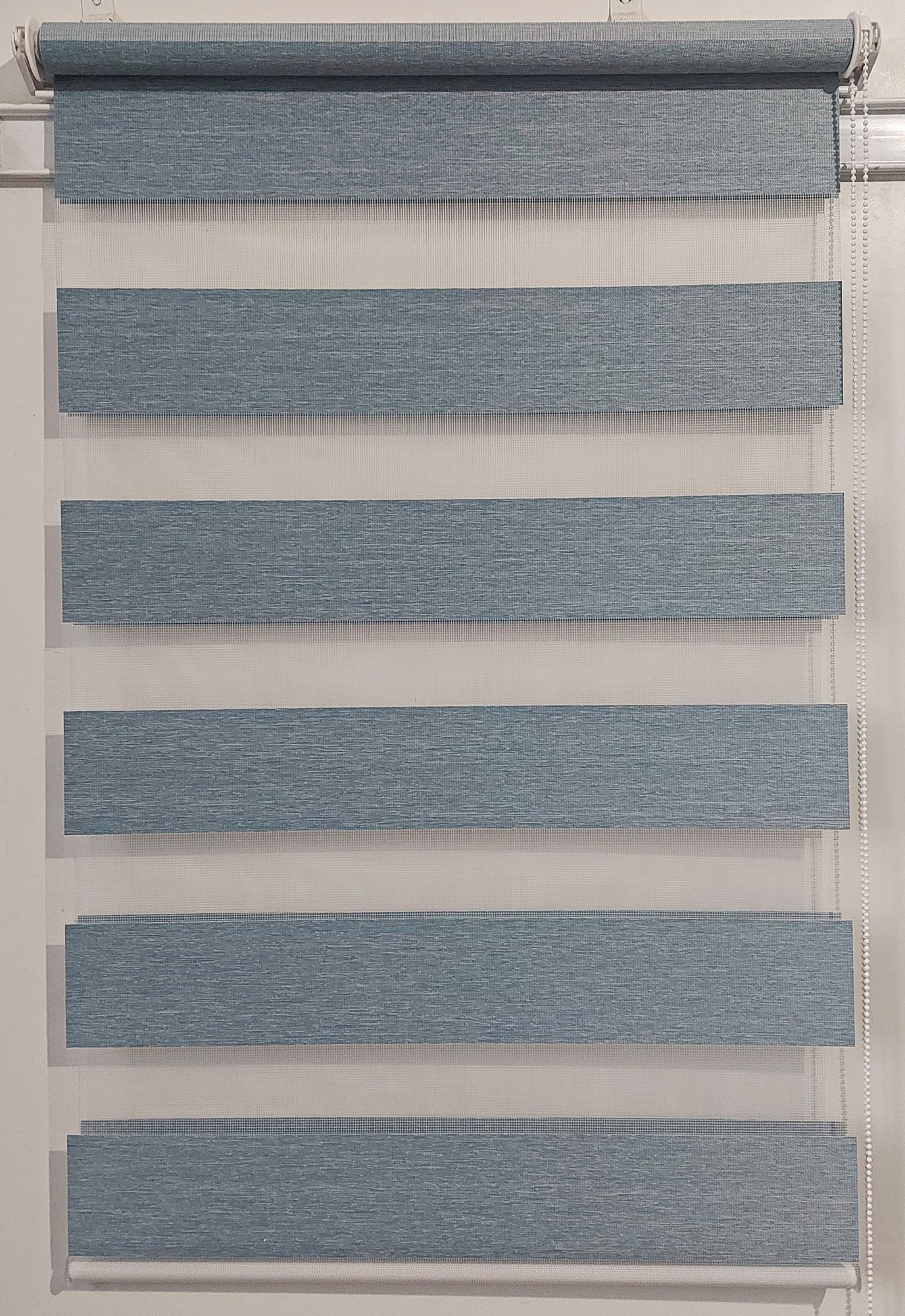 

Рулонная штора Miranda День-ночь Z-075 85*160 см Серо-синий