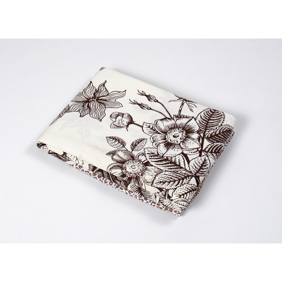 

Современный пододеяльник Premium Grace Lotus 200х220 см Кофейный