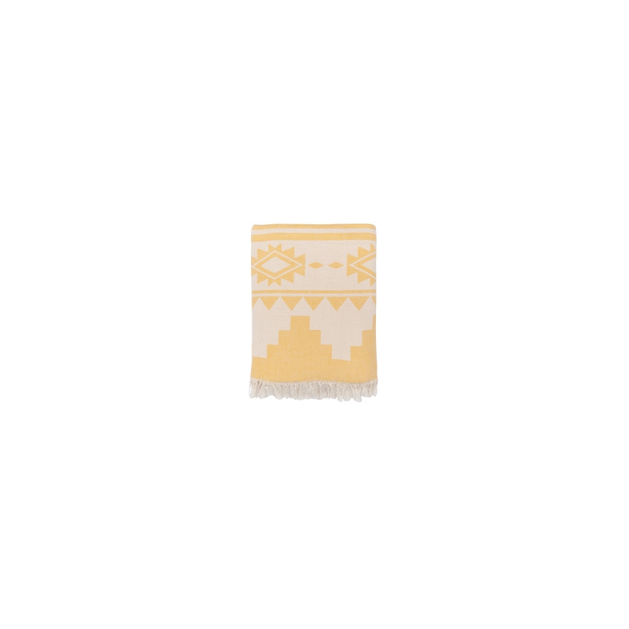

Современный плед микроплюш Rug Throw Barine 130х170 см Желтый