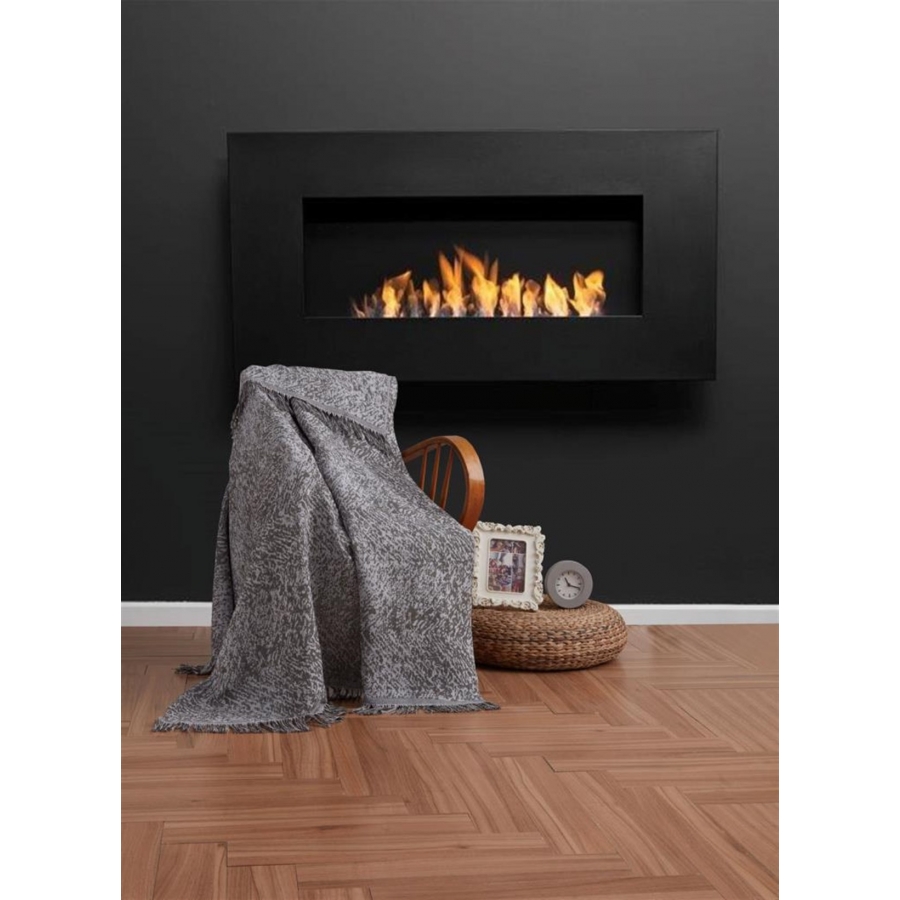 

Современный плед-накидка Linen Eponj Home 170х220 см Хаки